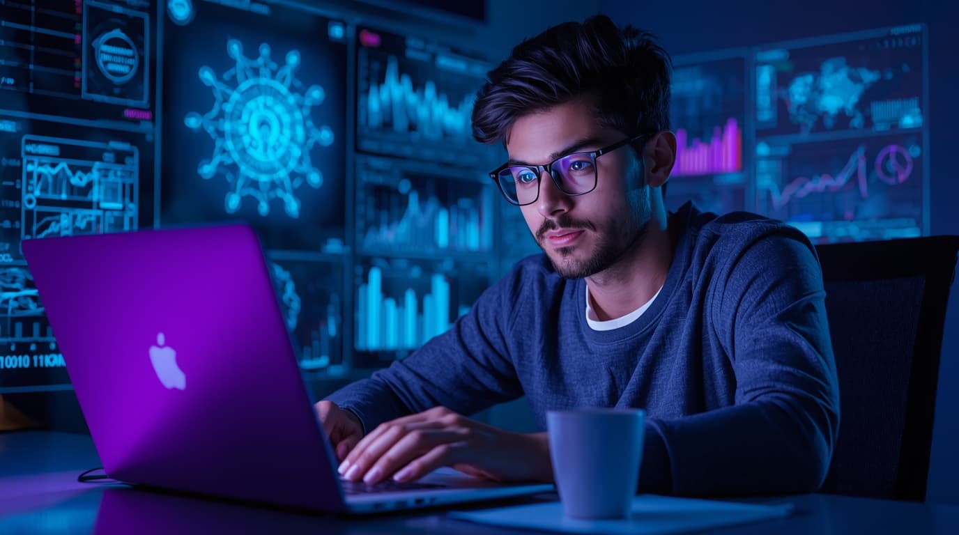 Student learning AI & Data Science – Sikkim Best University