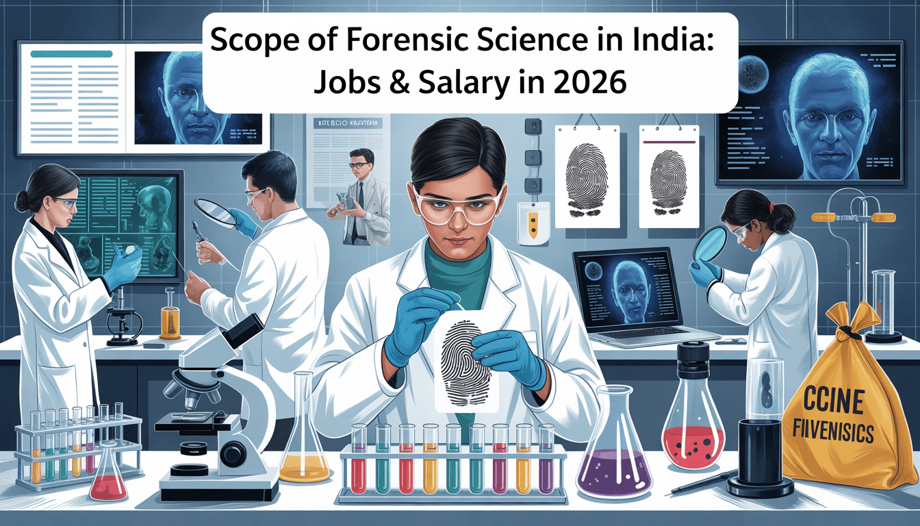 Scope of Forensic Science in India: Jobs & Salary in 2026