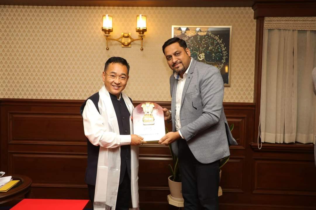 Magical moments with Hon'ble Chief Minister of Sikkim Sh. Prem Singh Tamang